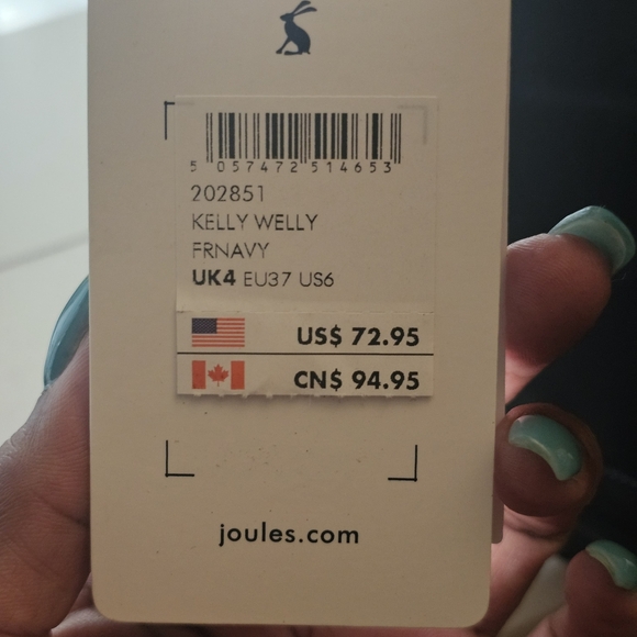 Joules Black Women's Toe Warming Rain Boots - Picture 11 of 14